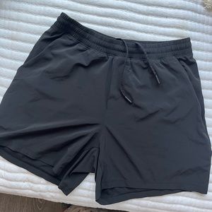 Mens black Lulu Lemon shorts Size L